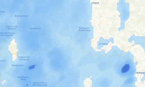 Regenradar Vorschaubild - Aktuelle Niederschläge in Pesensricht und Umgebung