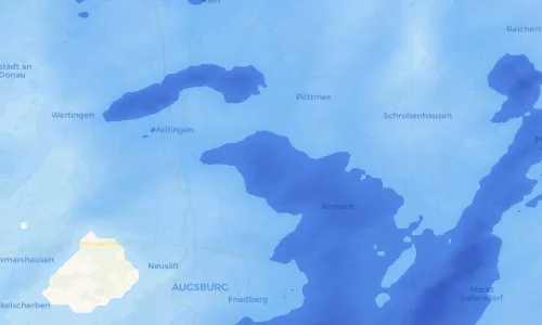 Regenradar Vorschaubild - Aktuelle Niederschläge in Petersdorf und Umgebung