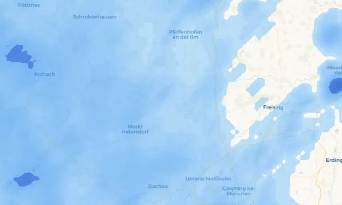 Regenradar Vorschaubild - Aktuelle Niederschläge in Petershausen und Umgebung
