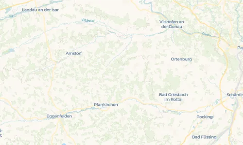 Regenradar Vorschaubild - Aktuelle Niederschläge in Peterskirchen und Umgebung