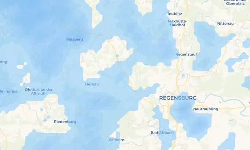 Regenradar Vorschaubild - Aktuelle Niederschläge in Pettenhof und Umgebung