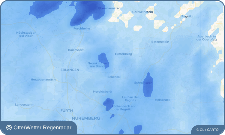 OtterWetter Regenradar-Widget Pettensiedel