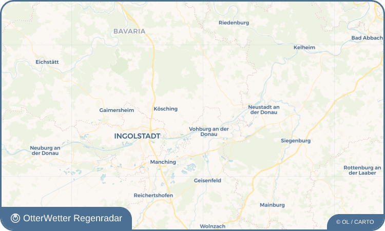 OtterWetter Regenradar-Widget Pettling
