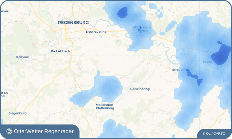 OtterWetter Regenradar-Widget Petzkofen