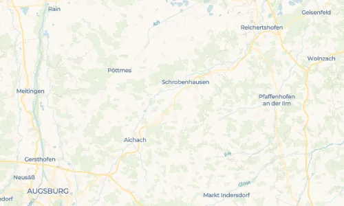Regenradar Vorschaubild - Aktuelle Niederschläge in Peutenhausen und Umgebung