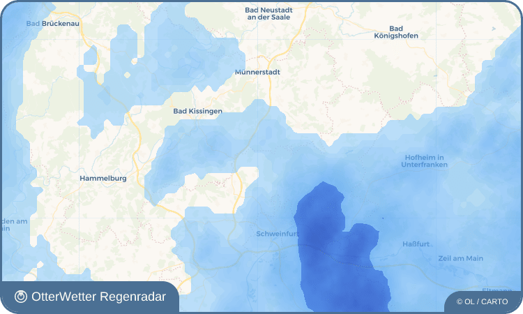 Wetter-Widget-Vorschau mit Vorhersagedaten für Pfändhausen