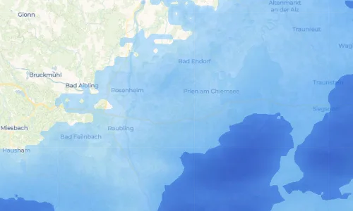 Regenradar Vorschaubild - Aktuelle Niederschläge in Pfaffenbichl und Umgebung
