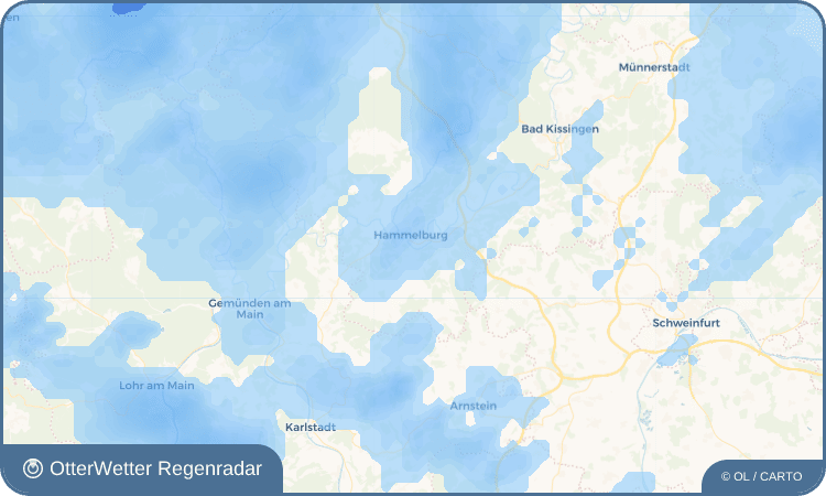 OtterWetter Regenradar-Widget Pfaffenhausen