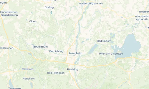 Regenradar Vorschaubild - Aktuelle Niederschläge in Pfaffenhofen am Inn und Umgebung