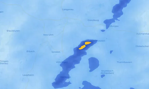 Regenradar Vorschaubild - Aktuelle Niederschläge in Pfaffenhofen an der Roth und Umgebung