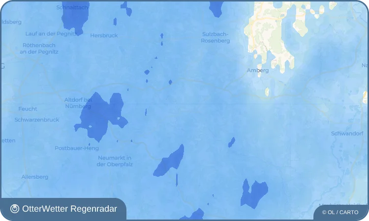 Wetter-Widget-Vorschau mit Vorhersagedaten für Pfaffenhofen