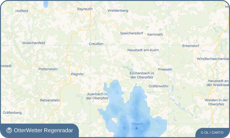 OtterWetter Regenradar-Widget Pfaffenstetten