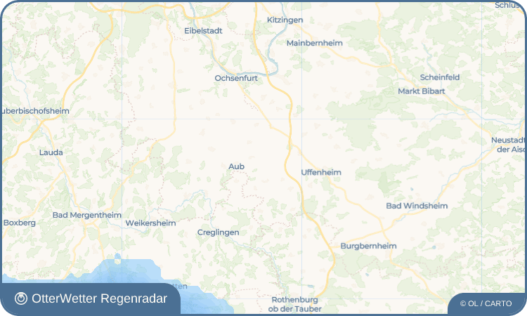 OtterWetter Regenradar-Widget Pfahlenheim
