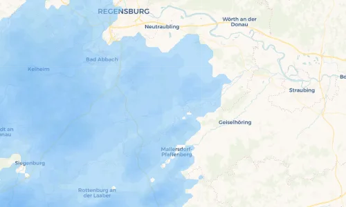 Regenradar Vorschaubild - Aktuelle Niederschläge in Pfakofen und Umgebung
