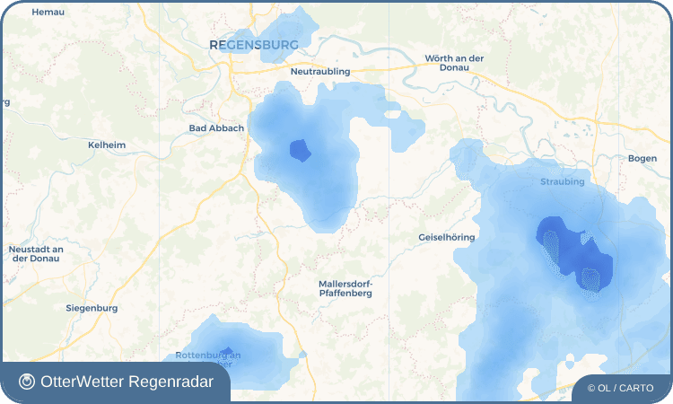 OtterWetter Regenradar-Widget Pfakofen