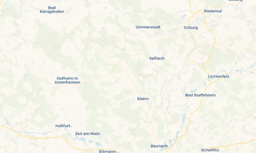 Regenradar Vorschaubild - Aktuelle Niederschläge in Pfarrweisach und Umgebung