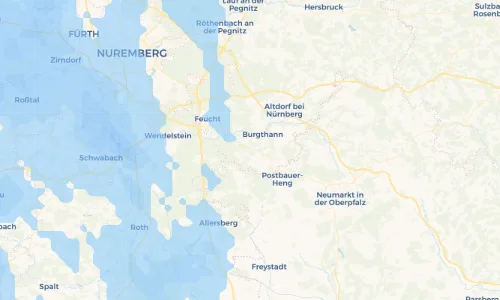 Regenradar Vorschaubild - Aktuelle Niederschläge in Pfeifferhütte und Umgebung