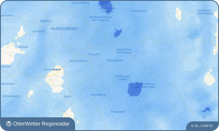 OtterWetter Regenradar-Widget Pfeifferhütte