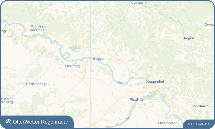 Widget-Vorschau für Pfelling Wetter-Widget-Vorschau mit Vorhersagedaten für Pfelling