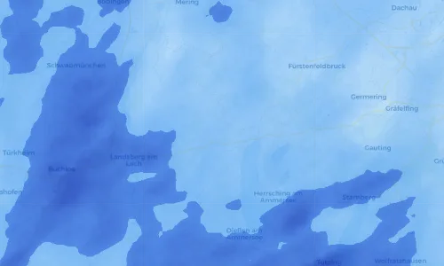 Regenradar Vorschaubild - Aktuelle Niederschläge in Pflaumdorf und Umgebung