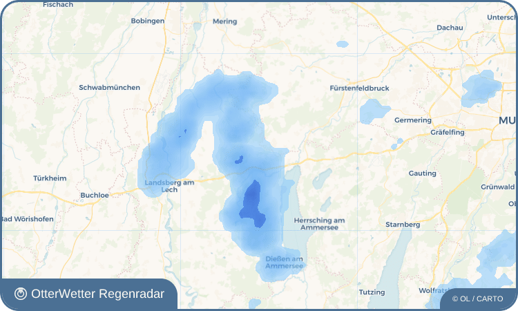 OtterWetter Regenradar-Widget Pflaumdorf