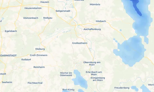 Regenradar Vorschaubild - Aktuelle Niederschläge in Pflaumheim und Umgebung