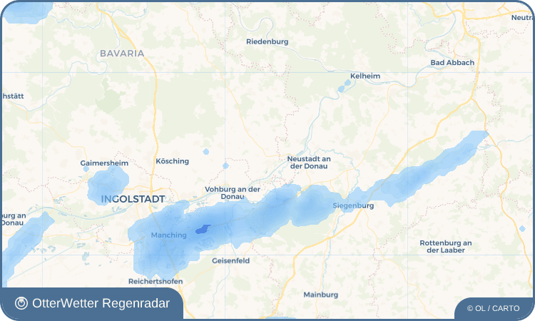 OtterWetter Regenradar-Widget Pförring
