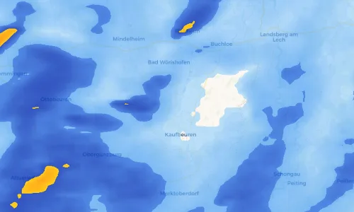 Regenradar Vorschaubild - Aktuelle Niederschläge in Pforzen und Umgebung