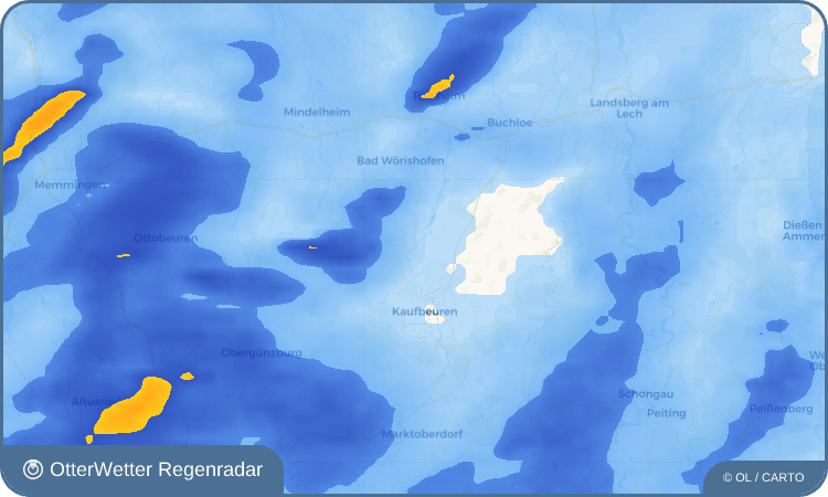 OtterWetter Regenradar-Widget Pforzen