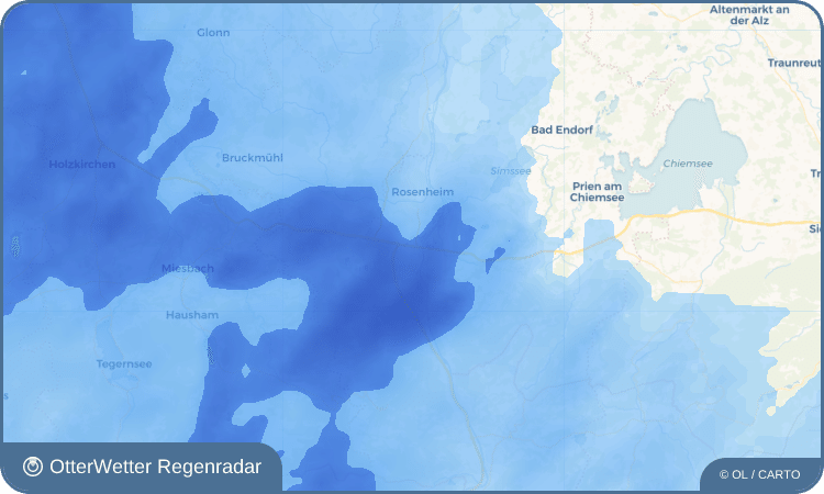 Wetter-Widget-Vorschau mit Vorhersagedaten für Pfraundorf