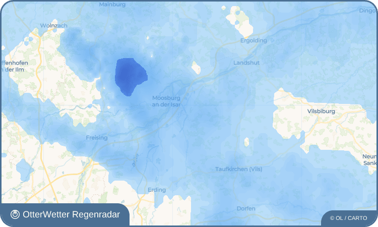 OtterWetter Regenradar-Widget Pfrombach