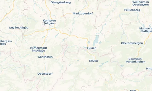 Regenradar Vorschaubild - Aktuelle Niederschläge in Pfronten und Umgebung