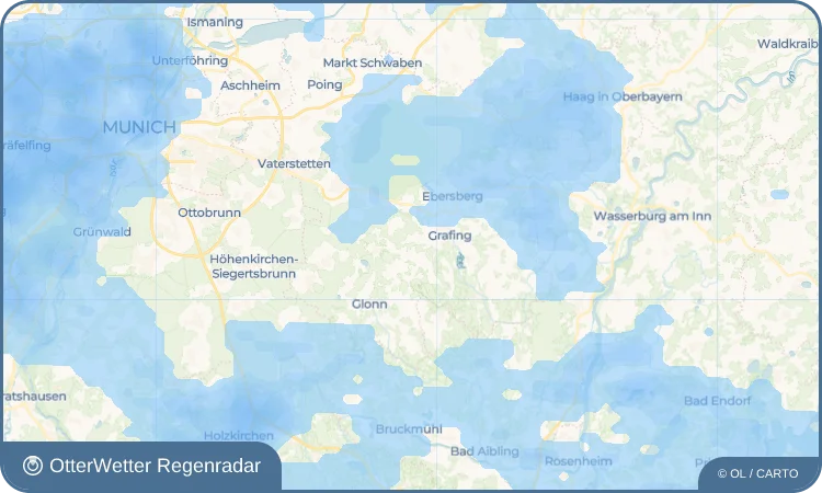 Wetter-Widget-Vorschau mit Vorhersagedaten für Pienzenau