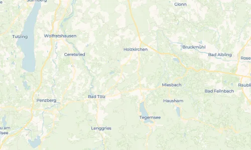 Regenradar Vorschaubild - Aktuelle Niederschläge in Piesenkam und Umgebung
