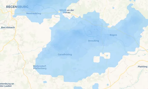 Regenradar Vorschaubild - Aktuelle Niederschläge in Pilling und Umgebung