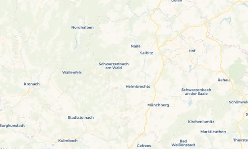 Regenradar Vorschaubild - Aktuelle Niederschläge in Pillmersreuth und Umgebung