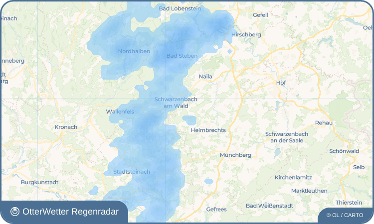 OtterWetter Regenradar-Widget Pillmersreuth