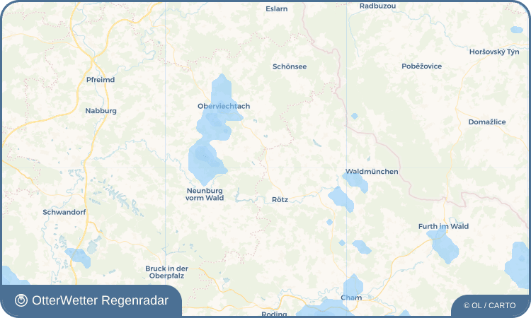 OtterWetter Regenradar-Widget Pillmersried