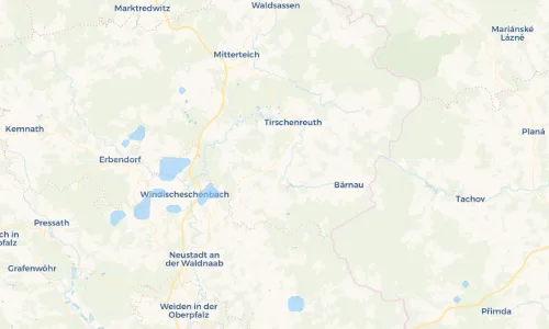 Regenradar-Vorschau: aktuelle Niederschläge in Pilmersreuth an der Straße und Umgebung