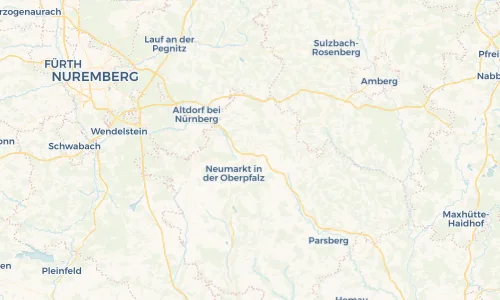 Regenradar Vorschaubild - Aktuelle Niederschläge in Pilsach und Umgebung