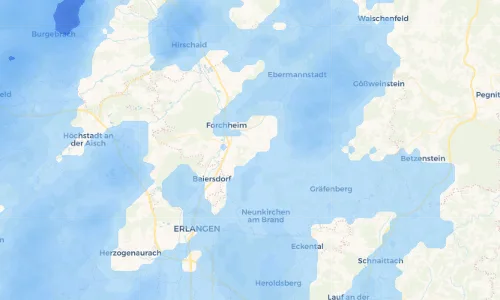 Regenradar Vorschaubild - Aktuelle Niederschläge in Pinzberg und Umgebung