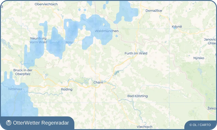 Wetter-Widget-Vorschau mit Vorhersagedaten für Pinzing