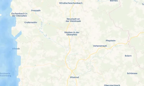 Regenradar Vorschaubild - Aktuelle Niederschläge in Pirk und Umgebung