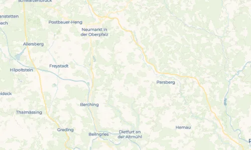 Regenradar Pirkach: aktuelle Niederschläge in Pirkach und Umgebung, Stand 26. Oktober 2026 um 20:00 Uhr