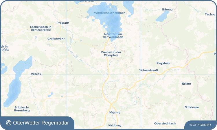 Wetter-Widget-Vorschau mit Vorhersagedaten für Pirkmühle