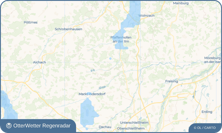 OtterWetter Regenradar-Widget Pischelsdorf