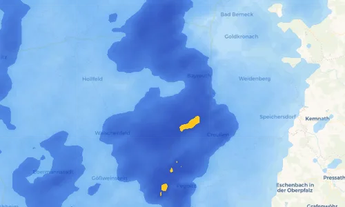 Regenradar Vorschaubild - Aktuelle Niederschläge in Pittersdorf und Umgebung