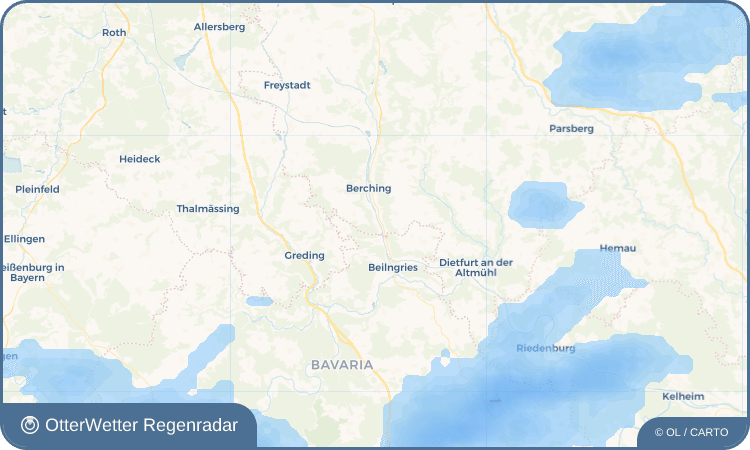 OtterWetter Regenradar-Widget Plankstetten