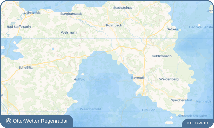 OtterWetter Regenradar-Widget Pleofen