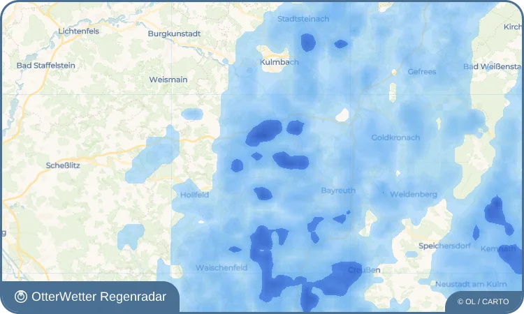 Wetter-Widget-Vorschau mit Vorhersagedaten für Pleofen